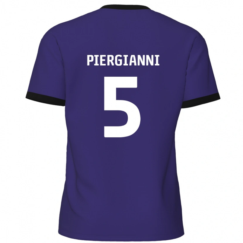 Danxen Kid Carl Piergianni #5 Purple Away Jersey 2024/25 T-Shirt