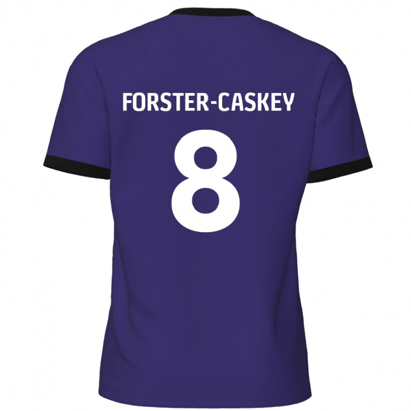 Danxen Kid Jake Forster-Caskey #8 Purple Away Jersey 2024/25 T-Shirt