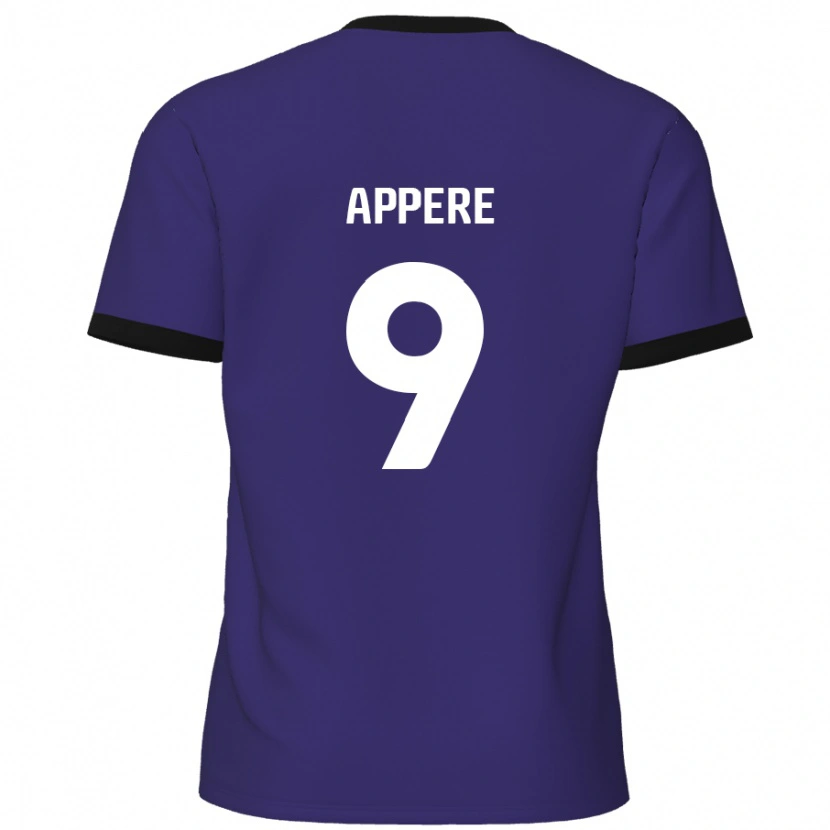 Danxen Kid Louis Appéré #9 Purple Away Jersey 2024/25 T-Shirt