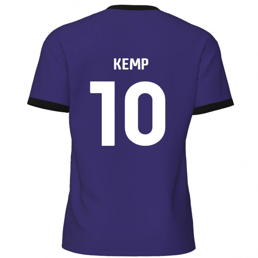 Danxen Kid Dan Kemp #10 Purple Away Jersey 2024/25 T-Shirt