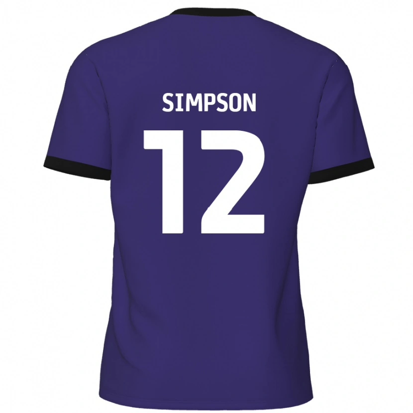 Danxen Kid Tyreece Simpson #12 Purple Away Jersey 2024/25 T-Shirt