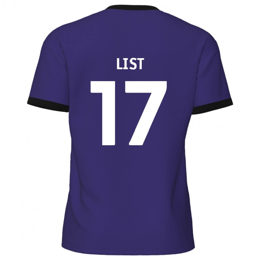 Danxen Kid Elliott List #17 Purple Away Jersey 2024/25 T-Shirt