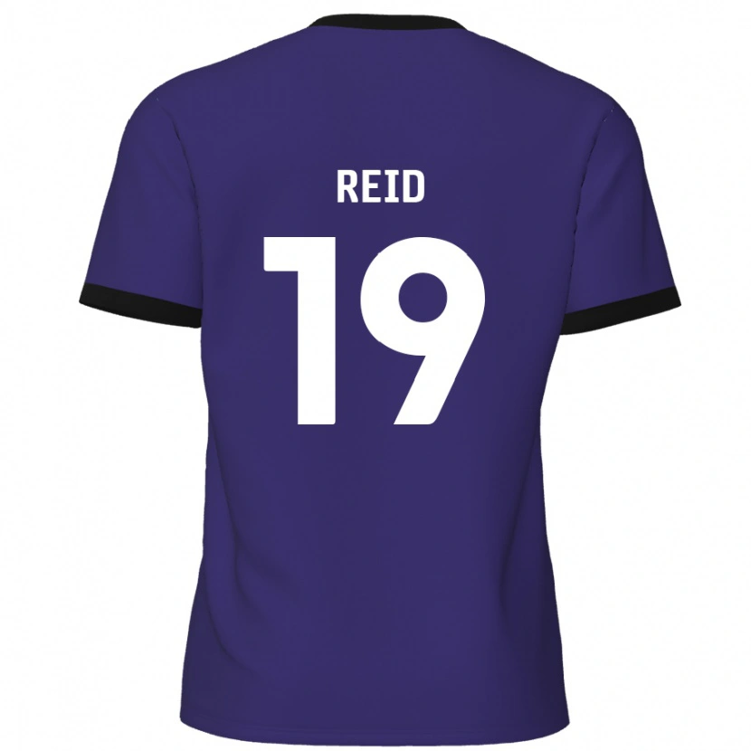 Danxen Kid Jamie Reid #19 Purple Away Jersey 2024/25 T-Shirt