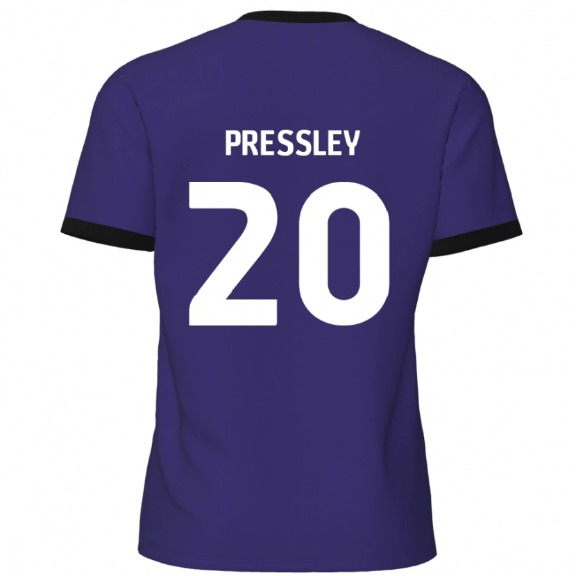 Danxen Kid Aaron Pressley #20 Purple Away Jersey 2024/25 T-Shirt