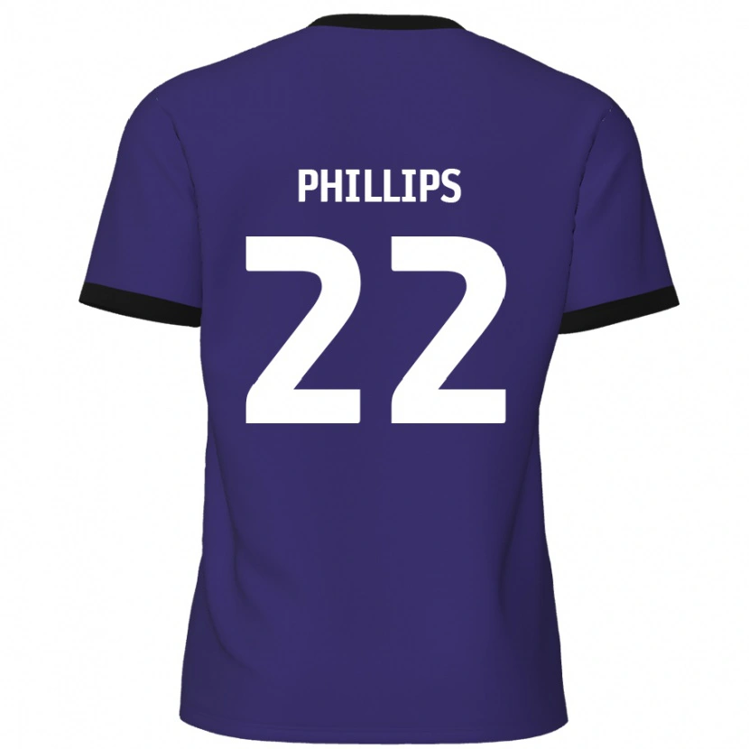 Danxen Kid Daniel Phillips #22 Purple Away Jersey 2024/25 T-Shirt