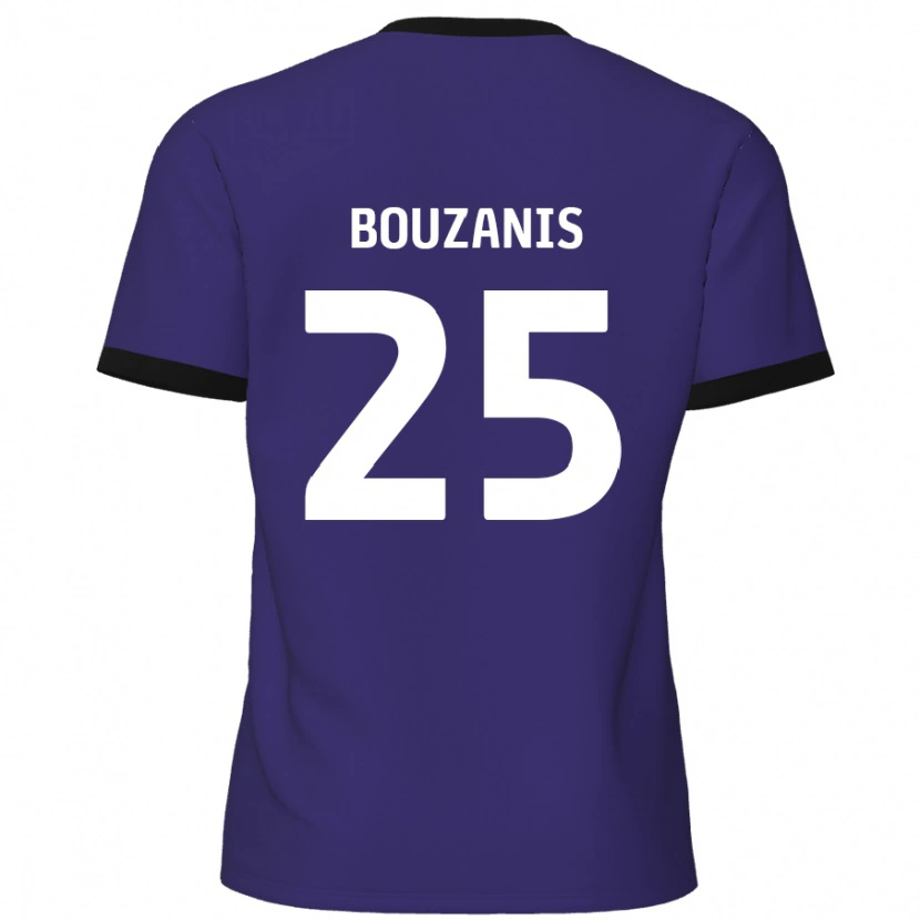 Danxen Kid Dean Bouzanis #25 Purple Away Jersey 2024/25 T-Shirt