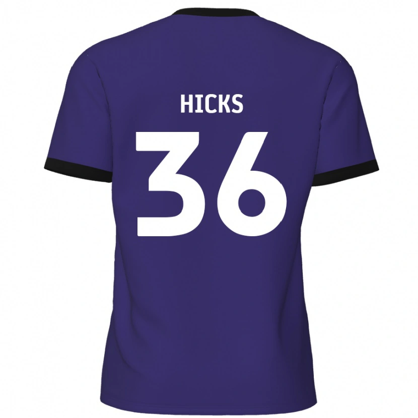 Danxen Kid David Hicks #36 Purple Away Jersey 2024/25 T-Shirt