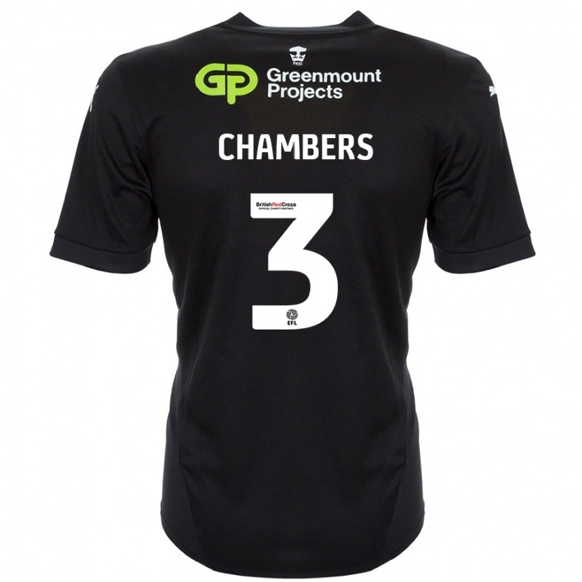 Danxen Kid Luke Chambers #3 Black Away Jersey 2024/25 T-Shirt