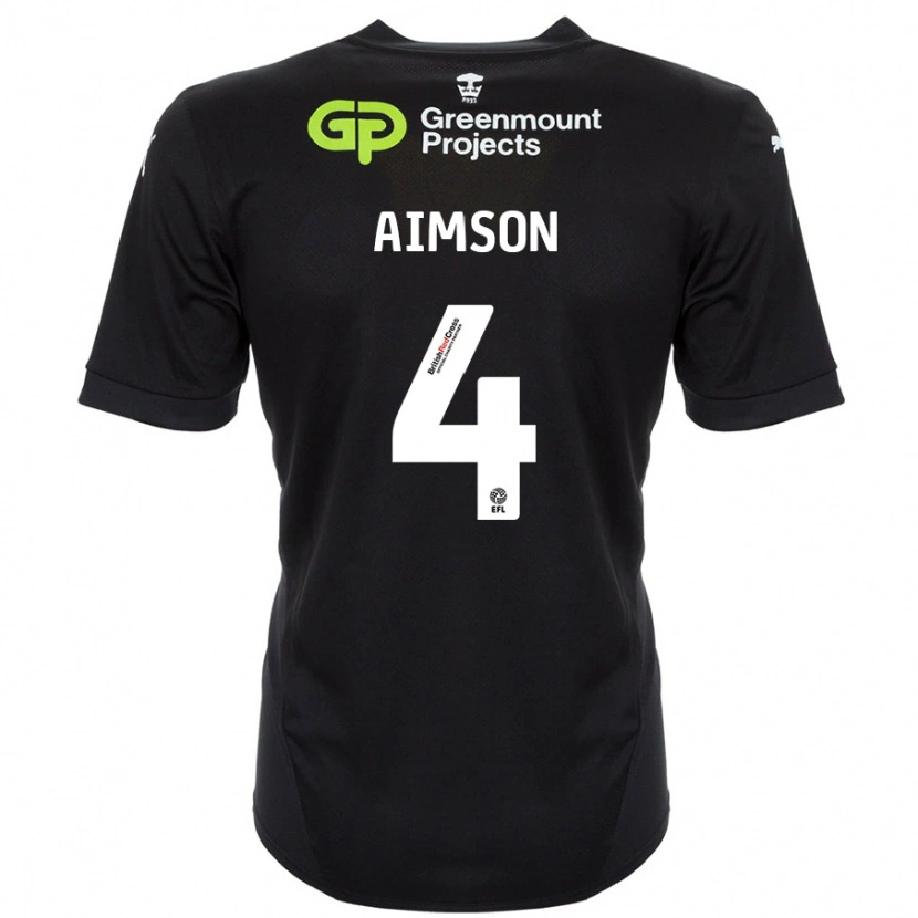 Danxen Kid Will Aimson #4 Black Away Jersey 2024/25 T-Shirt