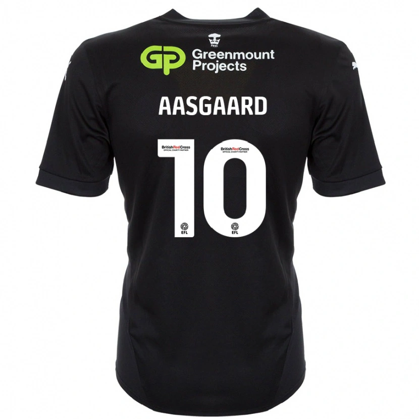 Danxen Kid Thelo Aasgaard #10 Black Away Jersey 2024/25 T-Shirt