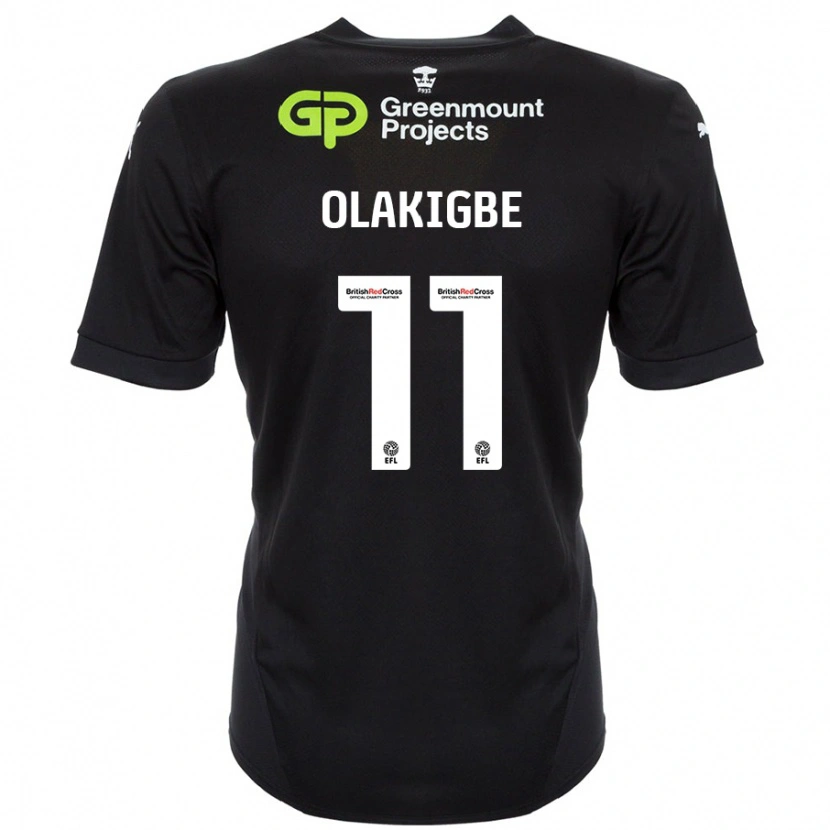 Danxen Kid Michael Olakigbe #11 Black Away Jersey 2024/25 T-Shirt