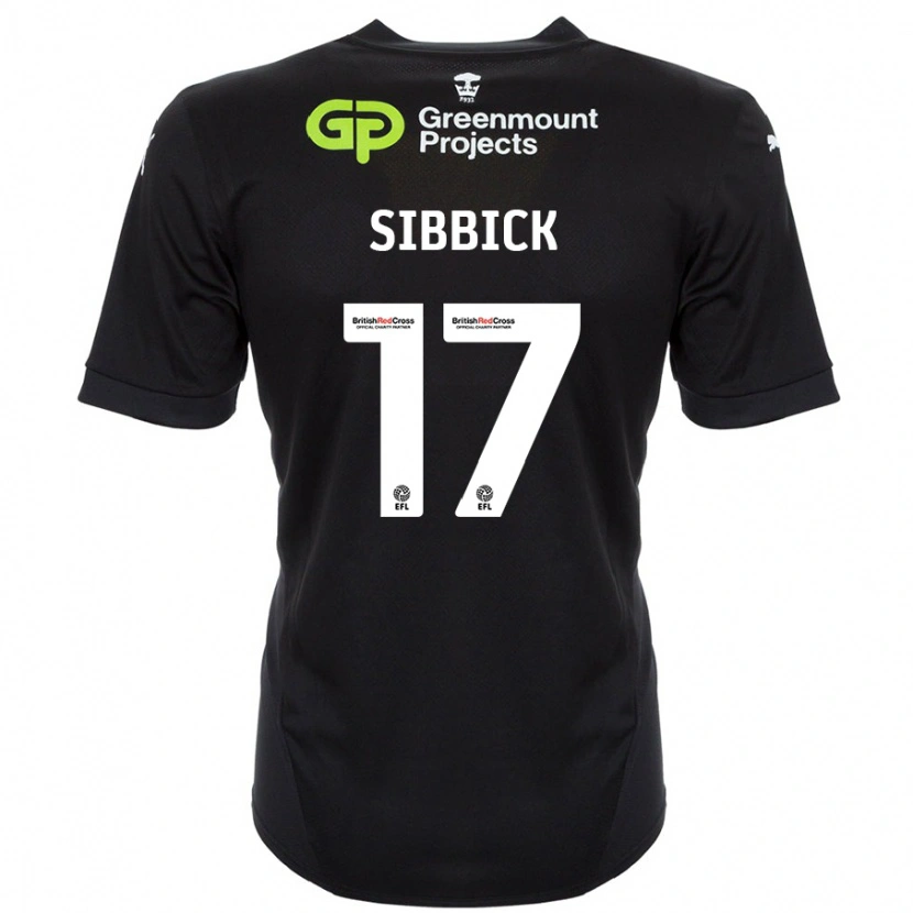 Danxen Kid Toby Sibbick #17 Black Away Jersey 2024/25 T-Shirt