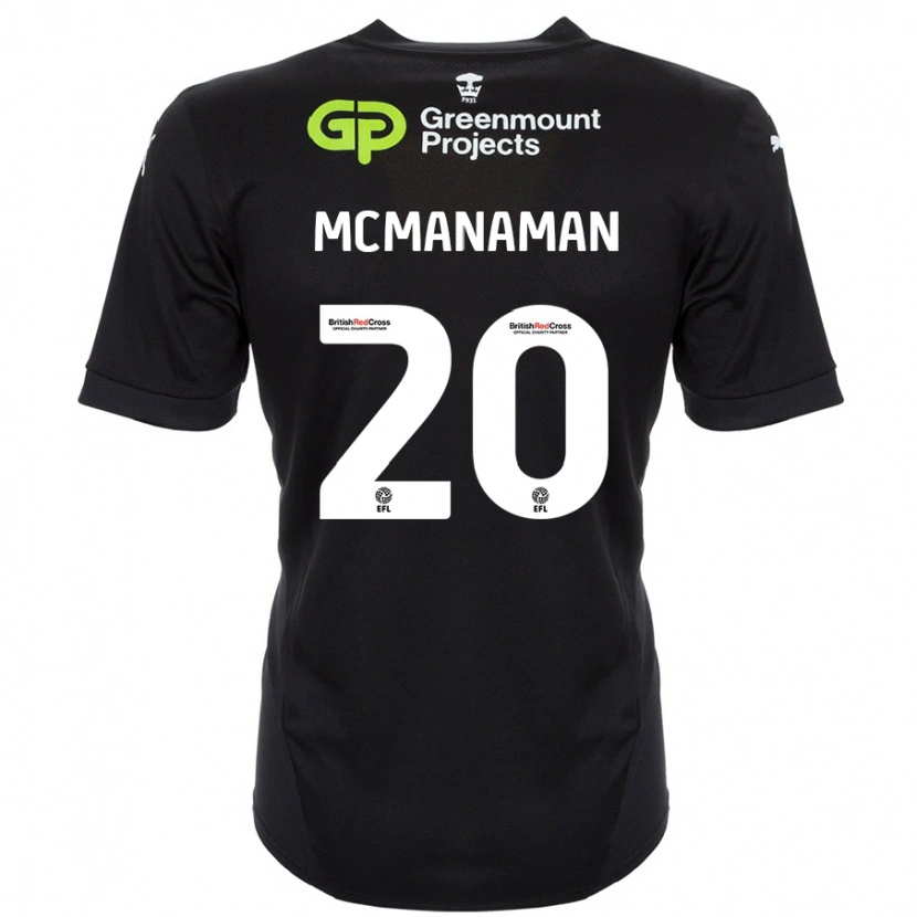 Danxen Kid Callum Mcmanaman #20 Black Away Jersey 2024/25 T-Shirt