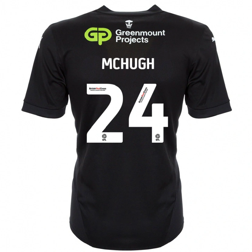 Danxen Kid Harry Mchugh #24 Black Away Jersey 2024/25 T-Shirt