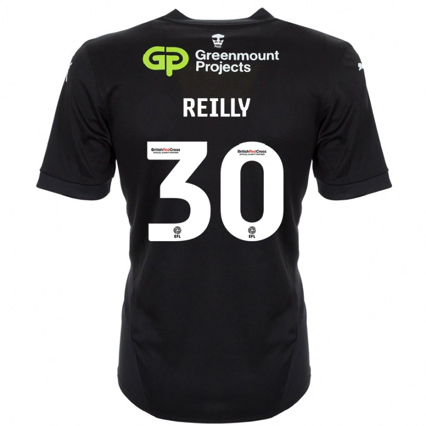 Danxen Kid Jack Reilly #30 Black Away Jersey 2024/25 T-Shirt