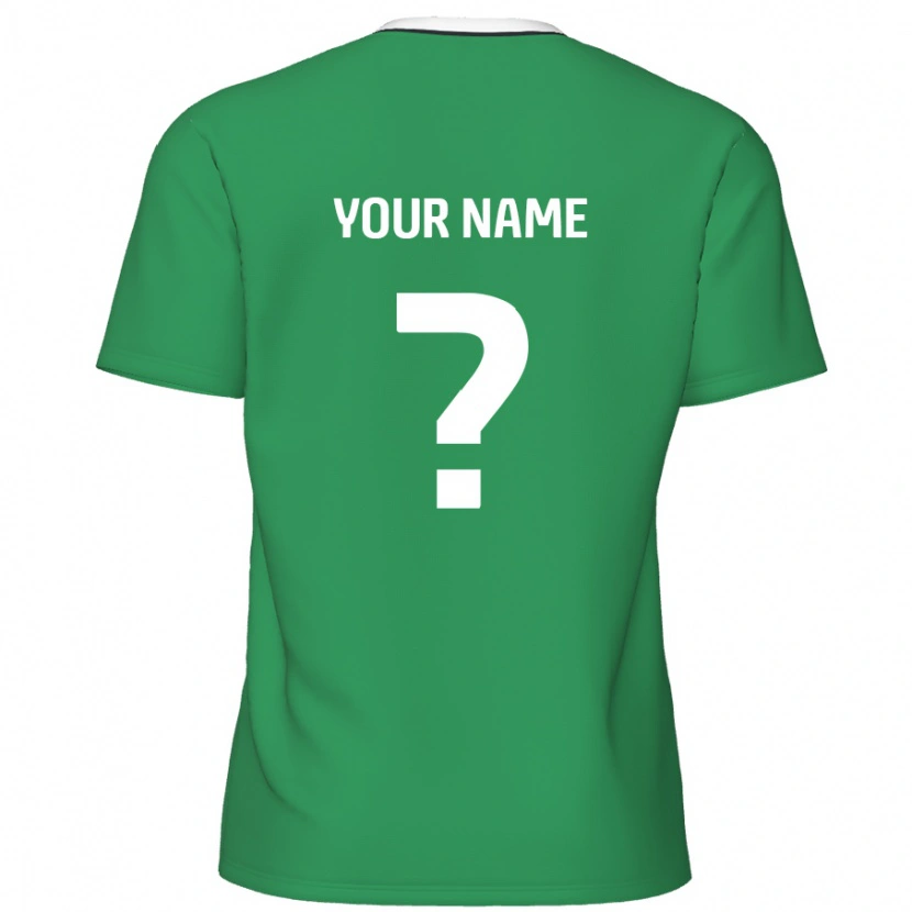 Danxen Kid Your Name #0 Green White Stripes Away Jersey 2024/25 T-Shirt