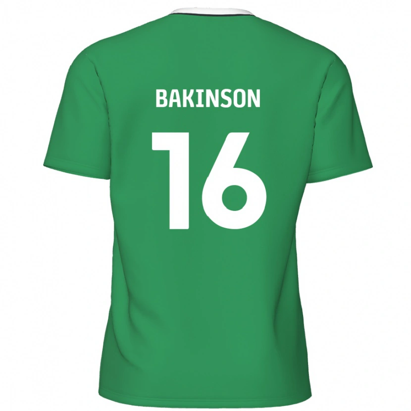 Danxen Kid Tyreeq Bakinson #16 Green White Stripes Away Jersey 2024/25 T-Shirt