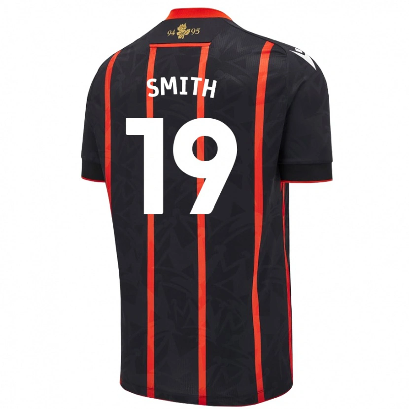 Danxen Kid Evie Smith #19 Black Red Away Jersey 2024/25 T-Shirt