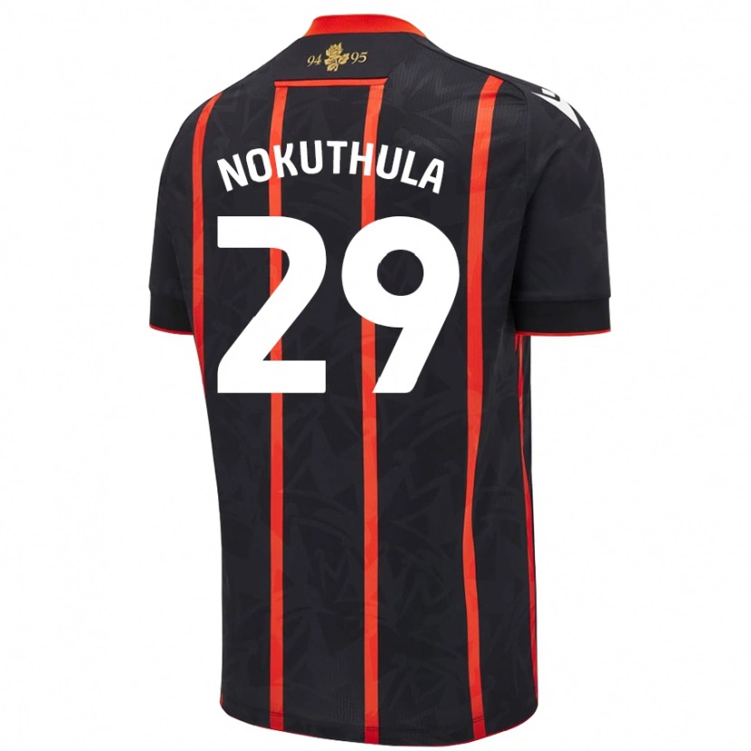 Danxen Kid Faith Nokuthula #29 Black Red Away Jersey 2024/25 T-Shirt