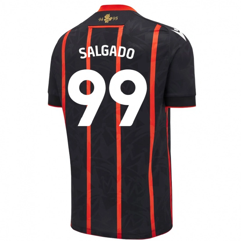 Danxen Kid Shanell Salgado #99 Black Red Away Jersey 2024/25 T-Shirt