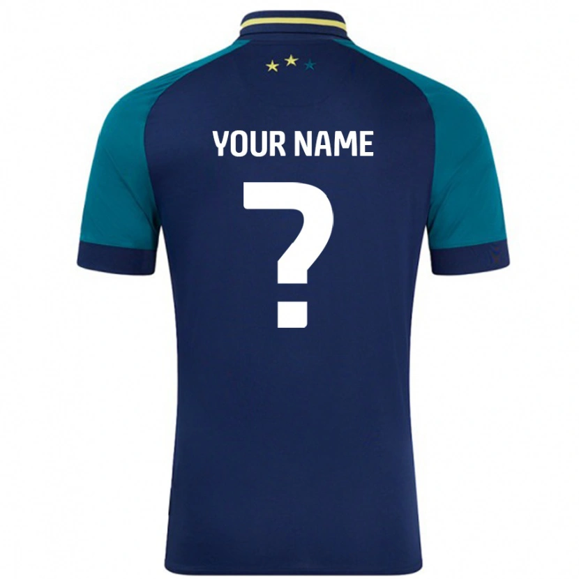 Danxen Kid Your Name #0 Navy Dark Green Away Jersey 2024/25 T-Shirt