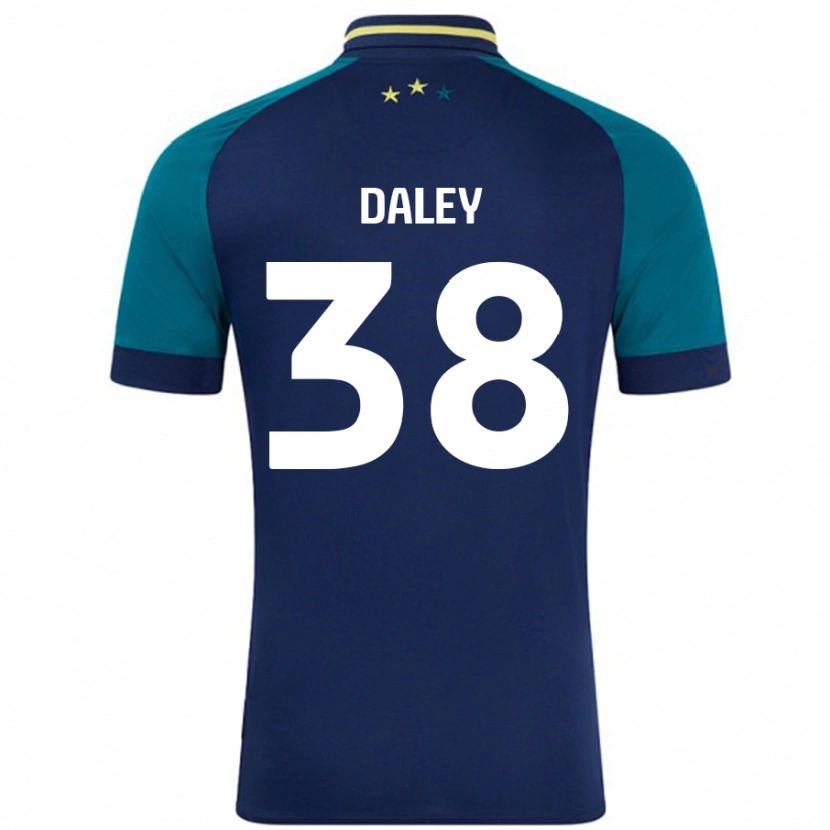 Danxen Kid Luke Daley #38 Navy Dark Green Away Jersey 2024/25 T-Shirt