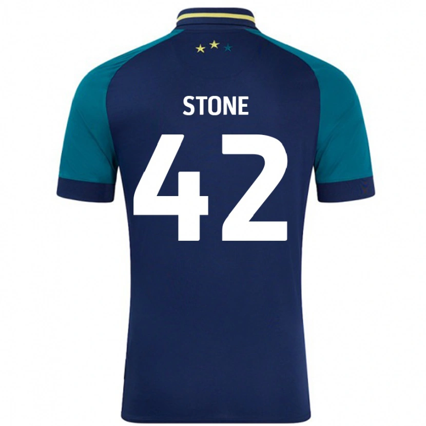 Danxen Kid Michael Stone #42 Navy Dark Green Away Jersey 2024/25 T-Shirt