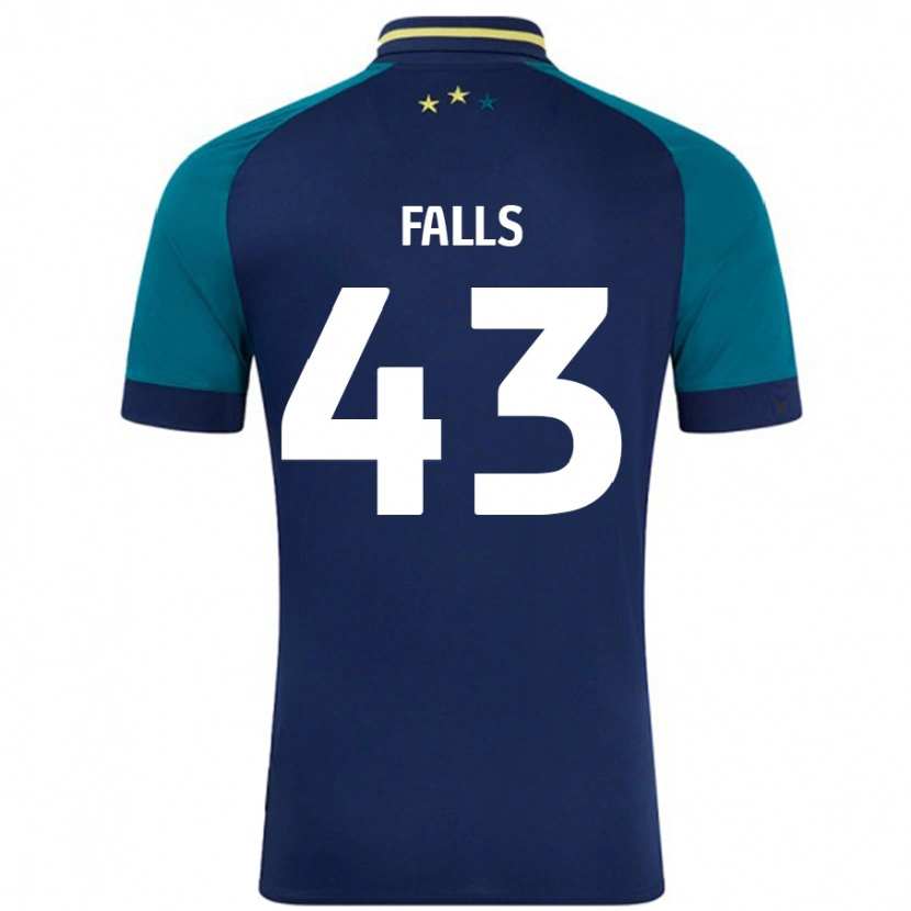 Danxen Kid Conor Falls #43 Navy Dark Green Away Jersey 2024/25 T-Shirt