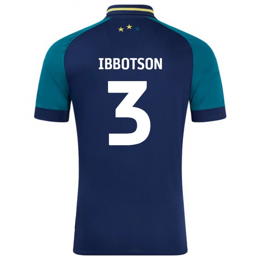 Danxen Kid Beth Ibbotson #3 Navy Dark Green Away Jersey 2024/25 T-Shirt