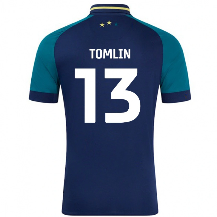 Danxen Kid Phoebe Tomlin #13 Navy Dark Green Away Jersey 2024/25 T-Shirt