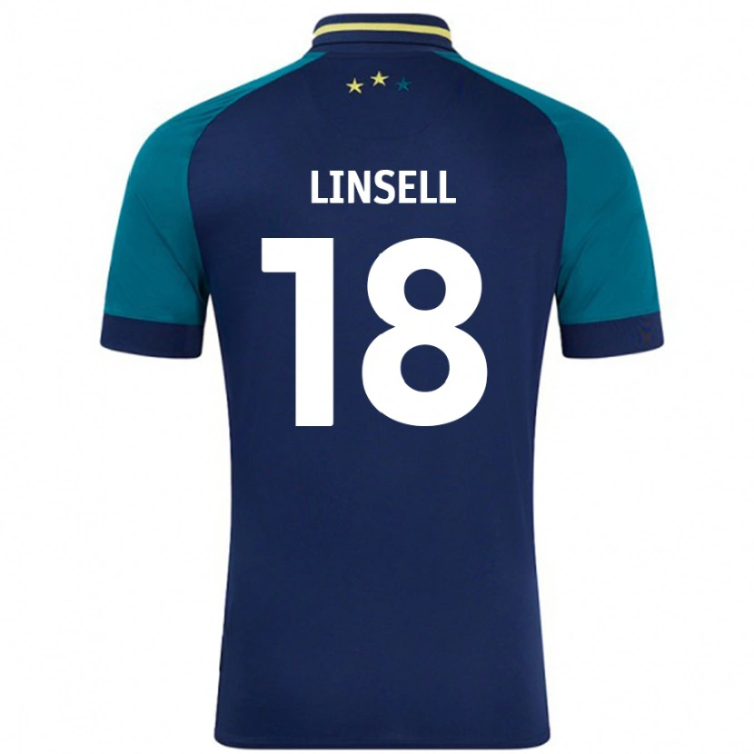 Danxen Kid Alice Linsell #18 Navy Dark Green Away Jersey 2024/25 T-Shirt