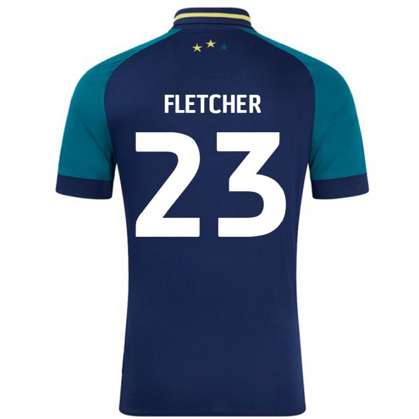 Danxen Kid Serena Fletcher #23 Navy Dark Green Away Jersey 2024/25 T-Shirt