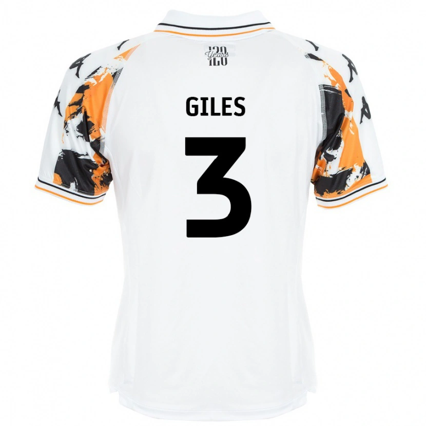 Danxen Kid Ryan Giles #3 White Away Jersey 2024/25 T-Shirt