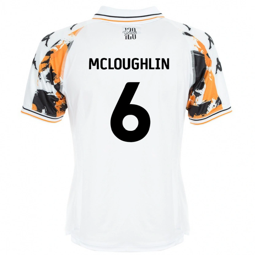 Danxen Kid Sean Mcloughlin #6 White Away Jersey 2024/25 T-Shirt