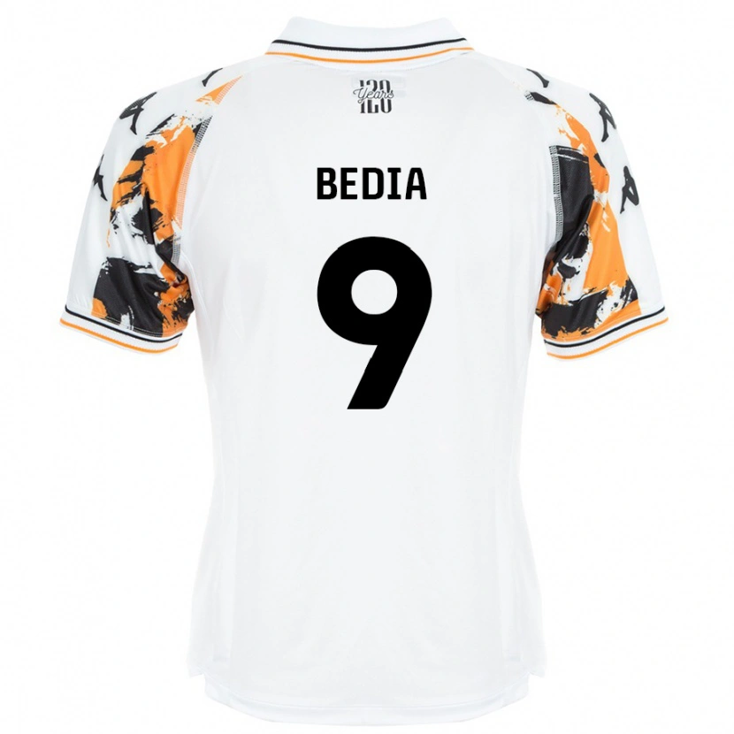 Danxen Kid Chris Bedia #9 White Away Jersey 2024/25 T-Shirt