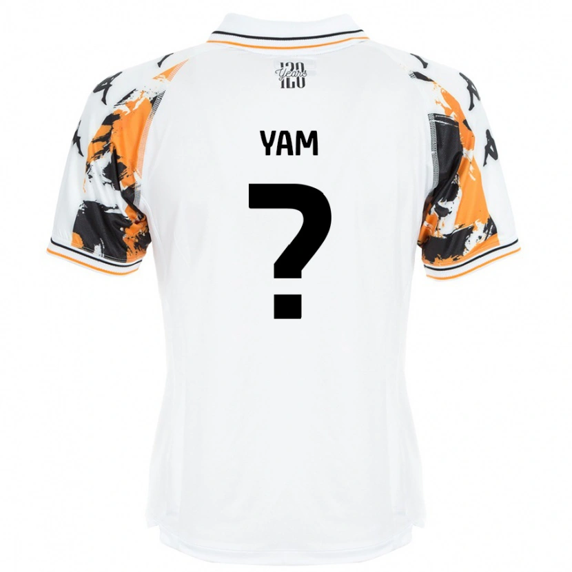 Danxen Kid Callum Yam #0 White Away Jersey 2024/25 T-Shirt