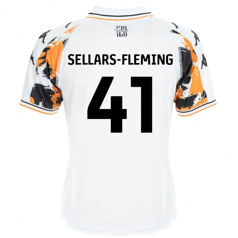 Danxen Kid Tyrell Sellars-Fleming #41 White Away Jersey 2024/25 T-Shirt