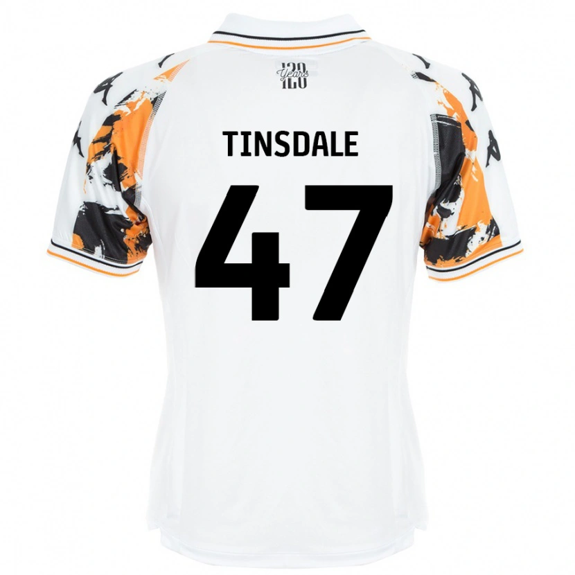 Danxen Kid Nathan Tinsdale #47 White Away Jersey 2024/25 T-Shirt