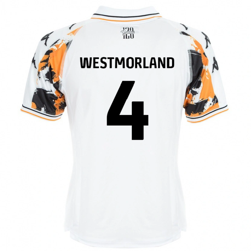 Danxen Kid Emma Westmorland #4 White Away Jersey 2024/25 T-Shirt