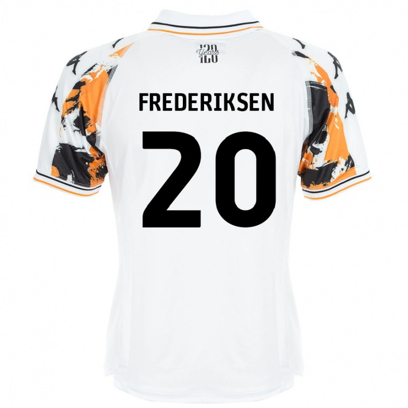 Danxen Kid Abbey Frederiksen #20 White Away Jersey 2024/25 T-Shirt