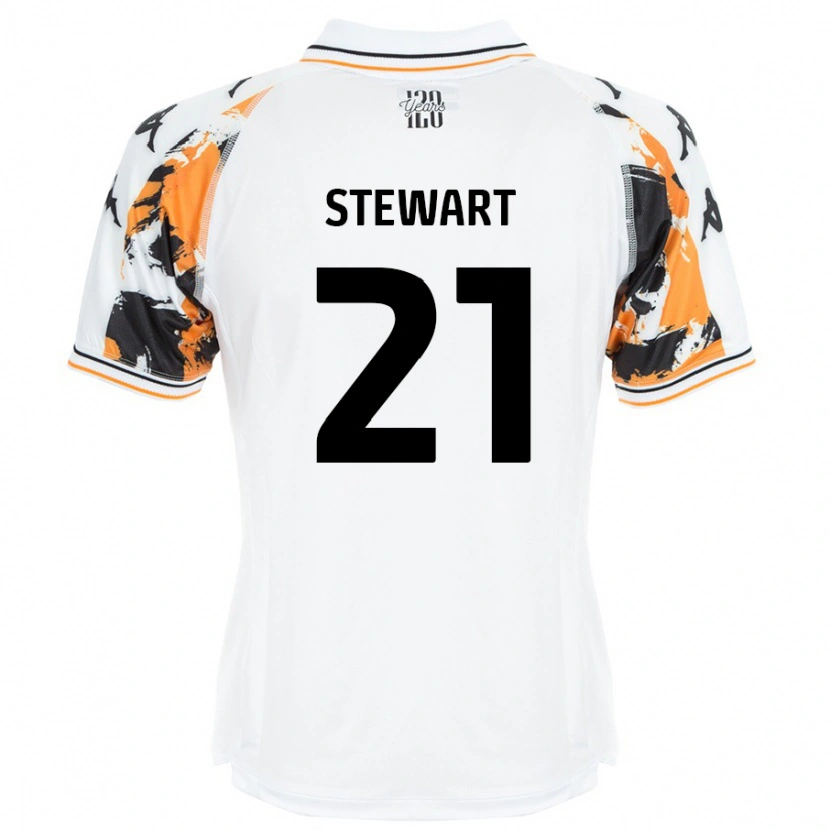 Danxen Kid Alice Stewart #21 White Away Jersey 2024/25 T-Shirt