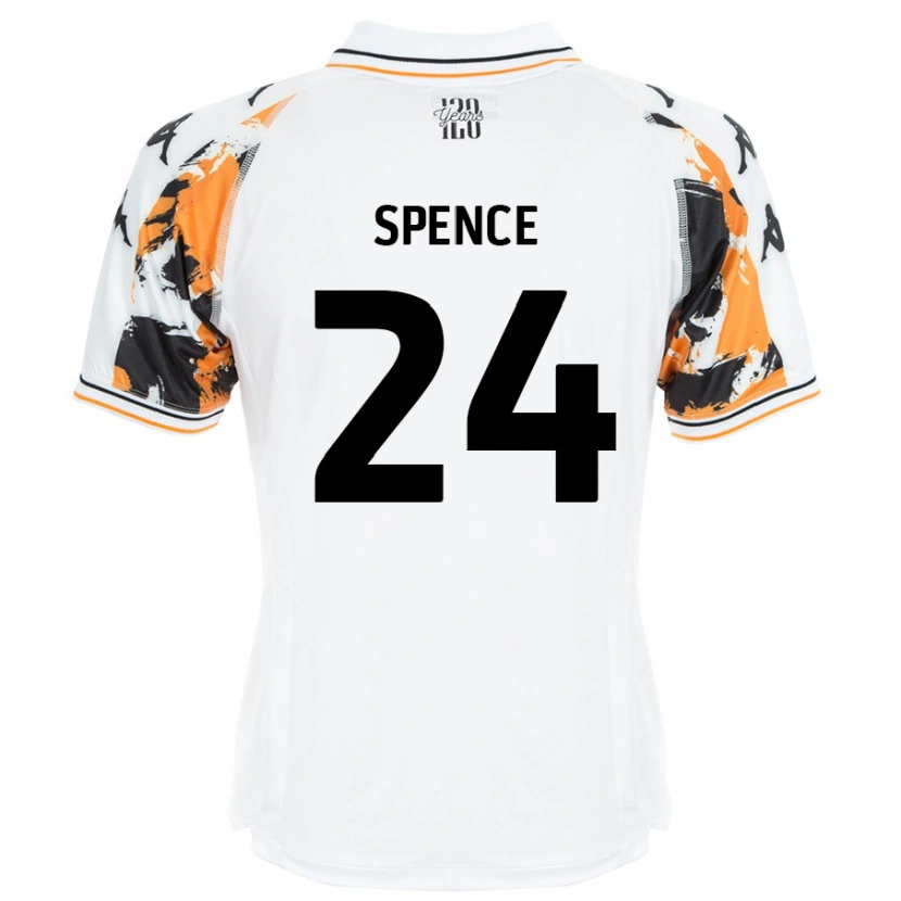 Danxen Kid Emily Spence #24 White Away Jersey 2024/25 T-Shirt