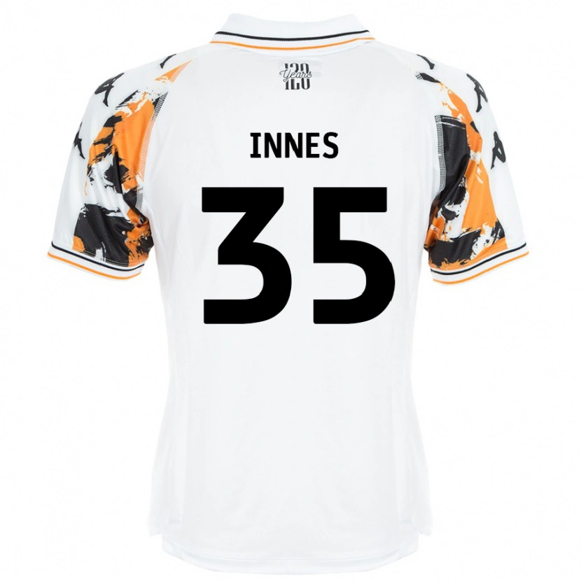 Danxen Kid Emma Innes #35 White Away Jersey 2024/25 T-Shirt