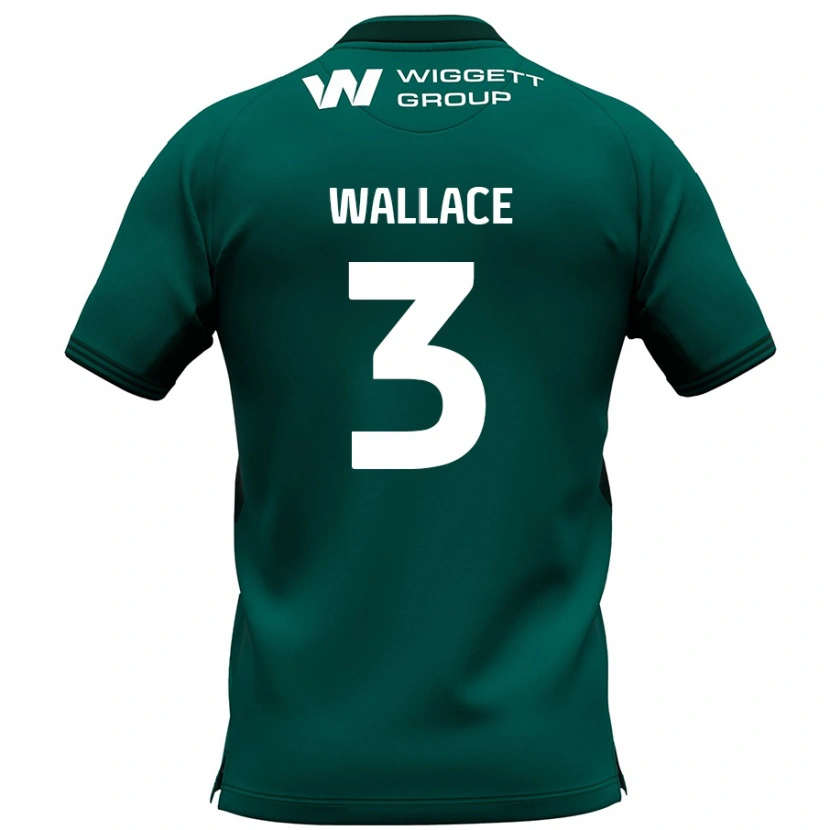 Danxen Kid Murray Wallace #3 Green Away Jersey 2024/25 T-Shirt