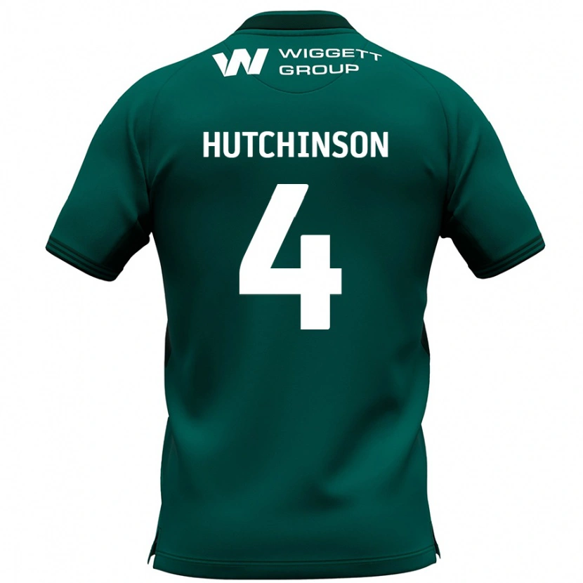 Danxen Kid Shaun Hutchinson #4 Green Away Jersey 2024/25 T-Shirt