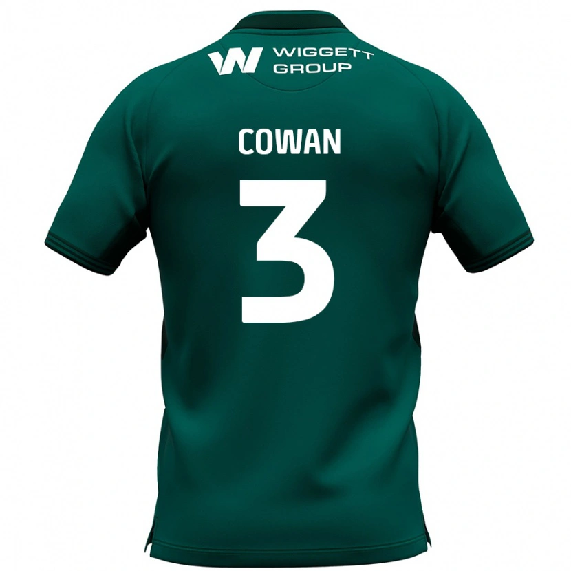 Danxen Kid Leanne Cowan #3 Green Away Jersey 2024/25 T-Shirt