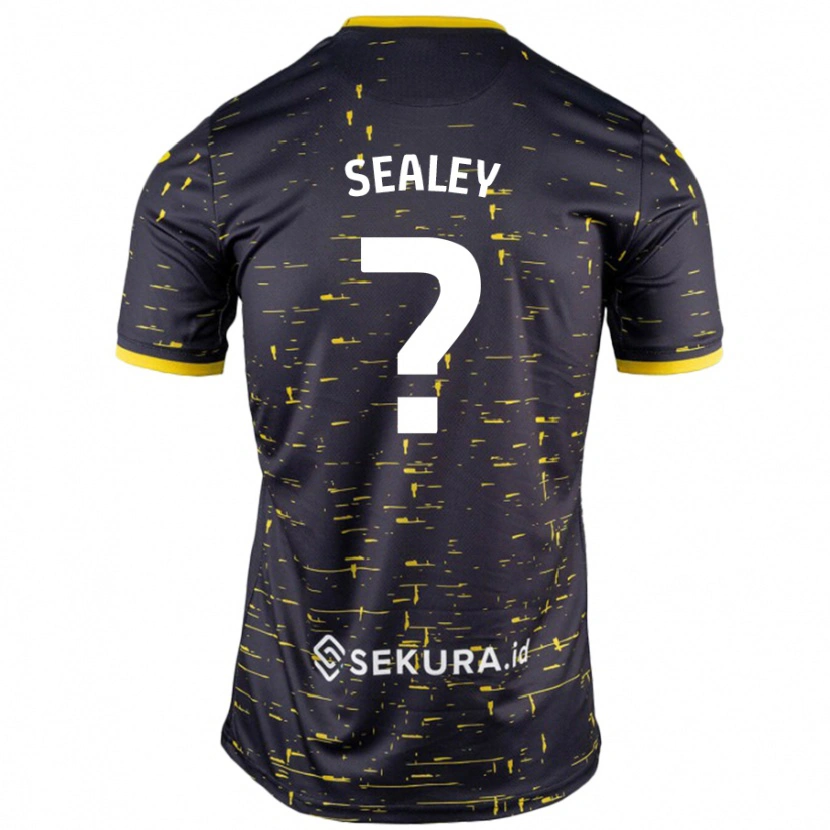 Danxen Kid La'sean Sealey #0 Black Yellow Away Jersey 2024/25 T-Shirt