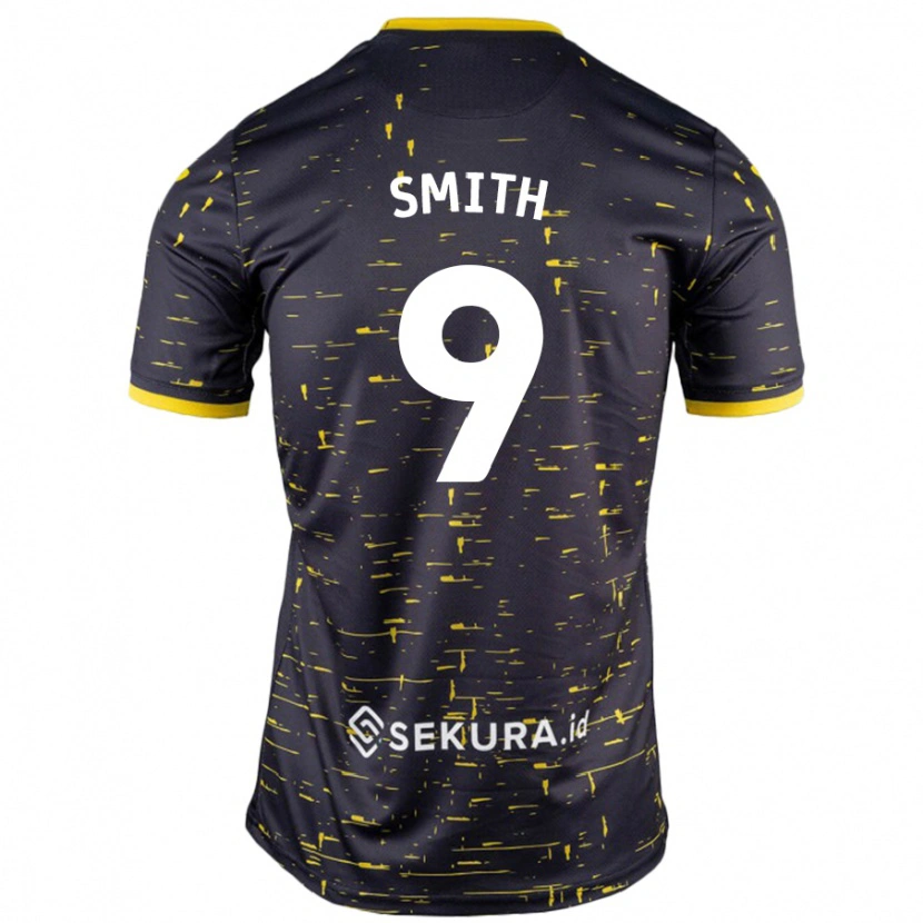 Danxen Kid Ellie Smith #9 Black Yellow Away Jersey 2024/25 T-Shirt