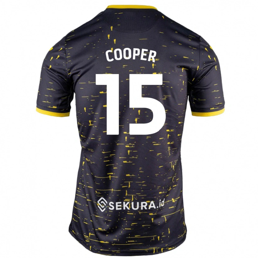 Danxen Kid Naomi Cooper #15 Black Yellow Away Jersey 2024/25 T-Shirt