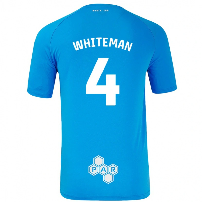 Danxen Kid Ben Whiteman #4 Sky Blue Away Jersey 2024/25 T-Shirt